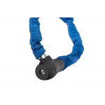 Zámok na bicykel – Uzamykací Kľúč REŤAZ 8x900mm, Modrý